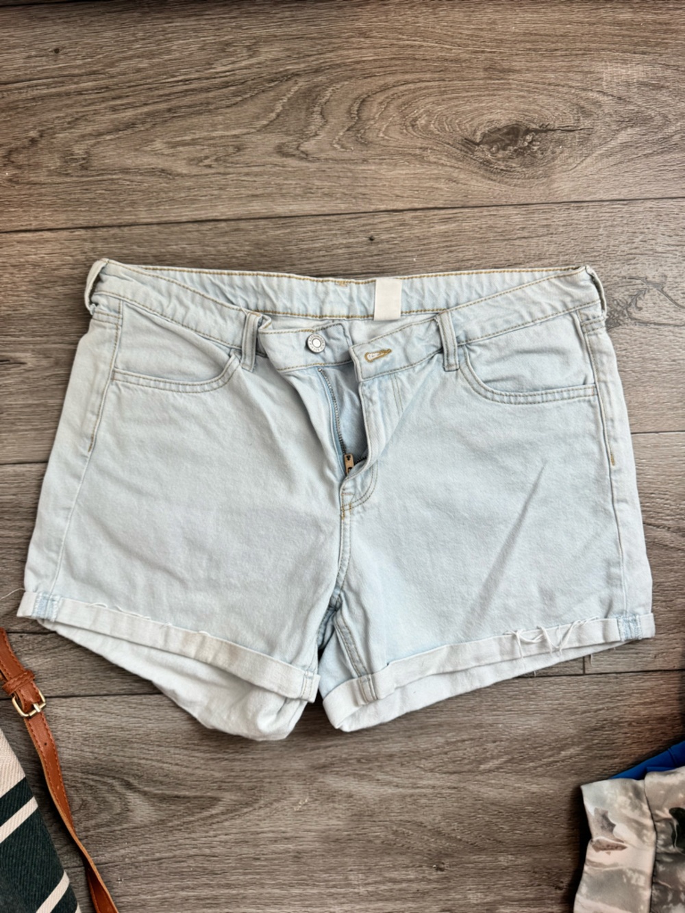 H&M Light Blue Denim Shorts